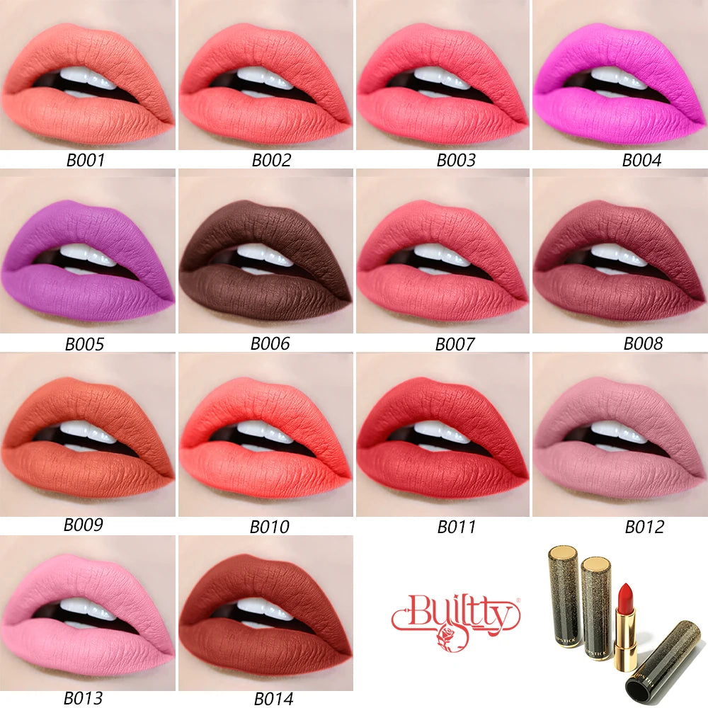 Hot Barbie Pink Matte Pink Lipstick for Women Long Lasting Lipstick Waterproof No Dry Feeling Creamy High Pigmented Formula